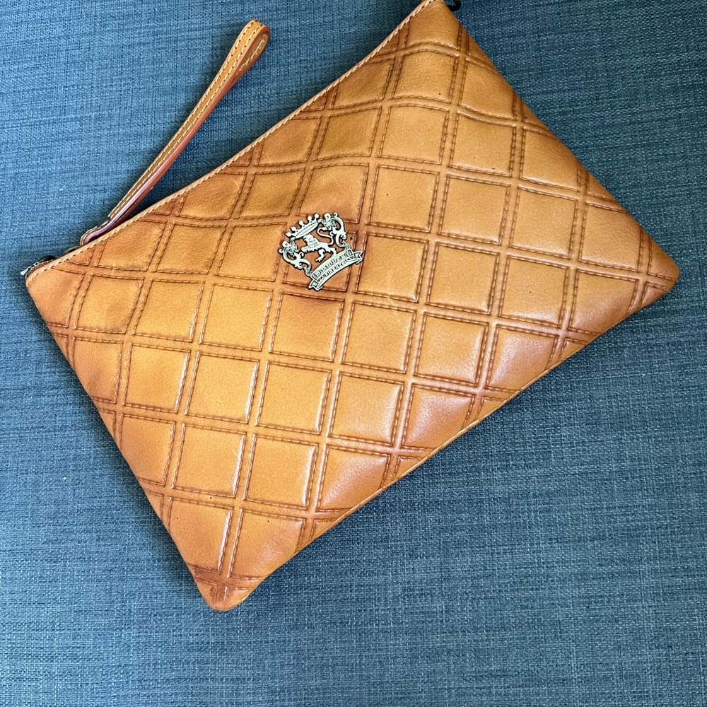 NWT PRATESI FIRENZE CROSSBODY SHOULDER BAG WRISTLET PURSE POUCH - Picture 9 of 14